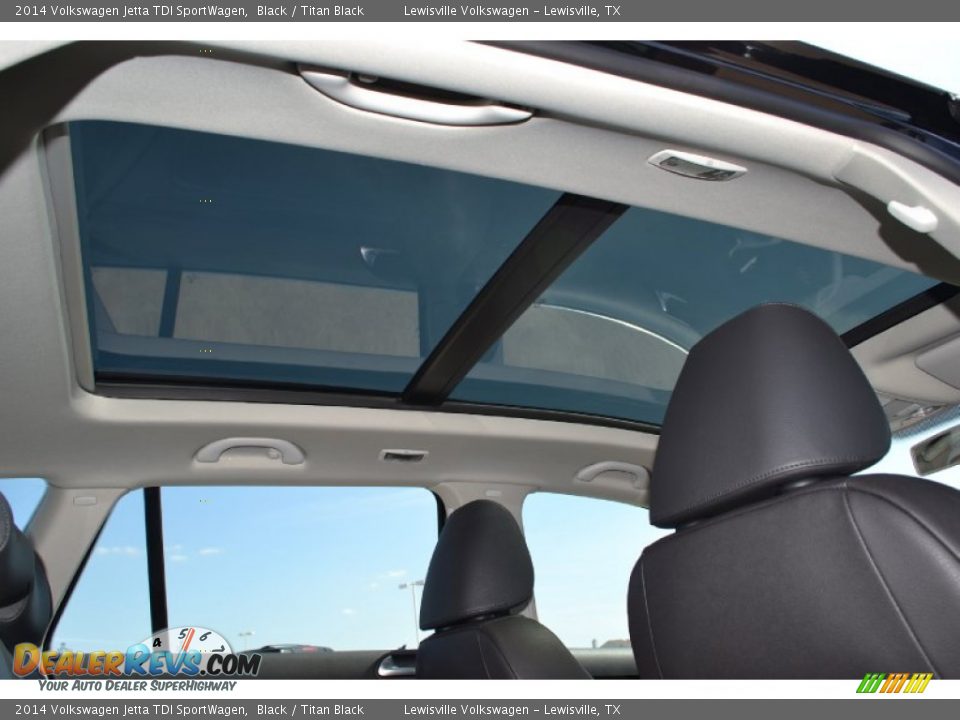 2014 Volkswagen Jetta TDI SportWagen Black / Titan Black Photo #6