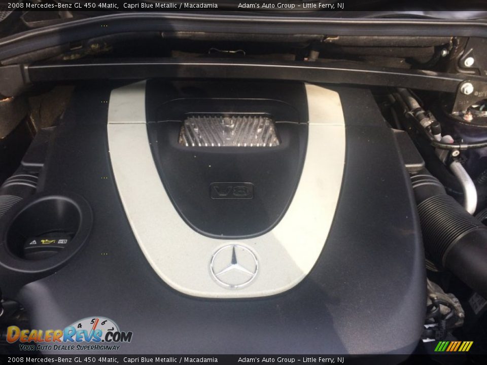 2008 Mercedes-Benz GL 450 4Matic Capri Blue Metallic / Macadamia Photo #31