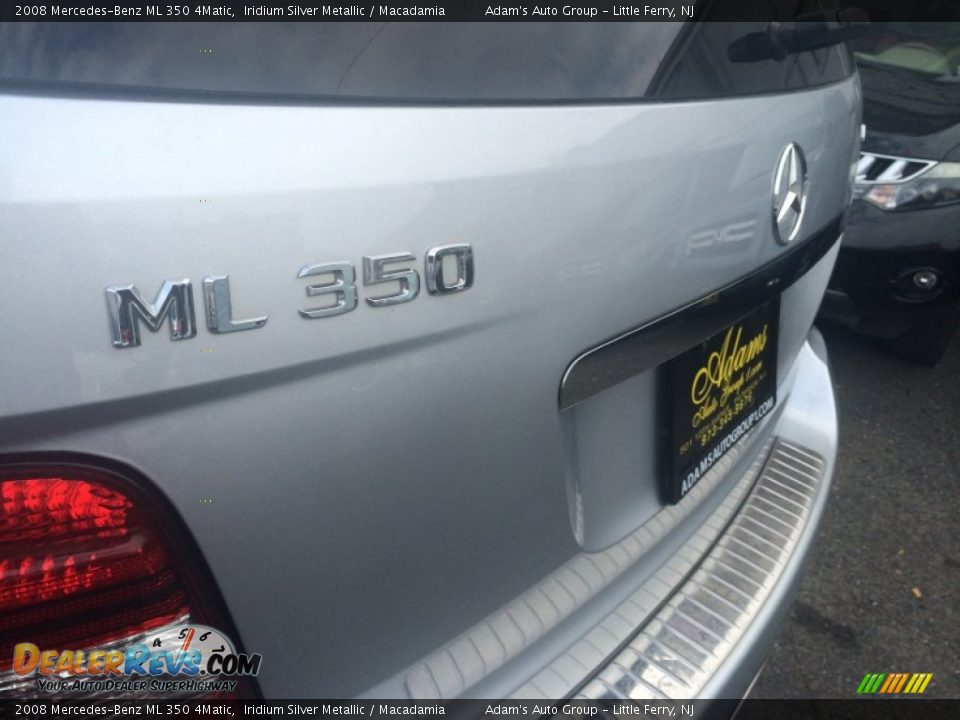 2008 Mercedes-Benz ML 350 4Matic Iridium Silver Metallic / Macadamia Photo #30