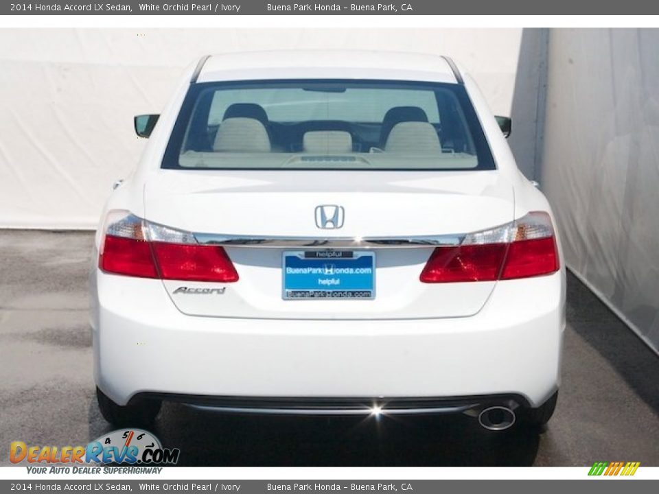 2014 Honda Accord LX Sedan White Orchid Pearl / Ivory Photo #6