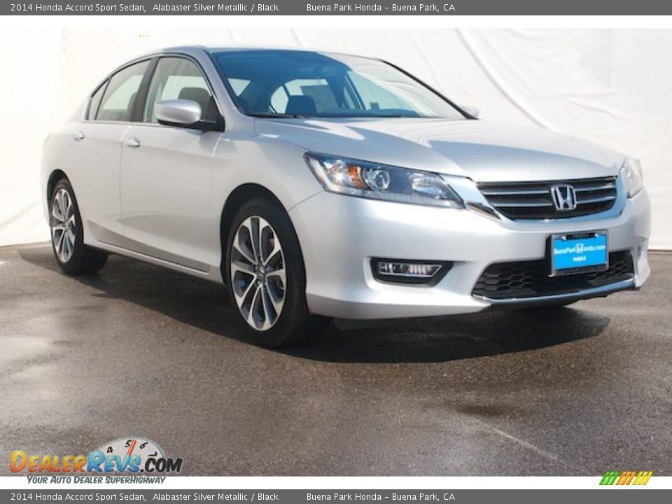 2014 Honda Accord Sport Sedan Alabaster Silver Metallic / Black Photo #1
