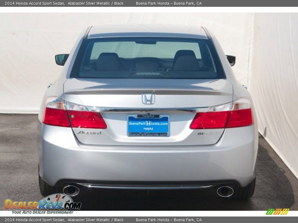 2014 Honda Accord Sport Sedan Alabaster Silver Metallic / Black Photo #6