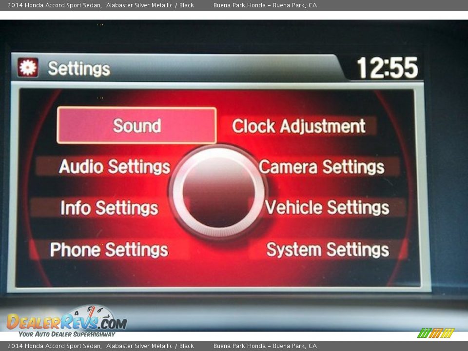 2014 Honda Accord Sport Sedan Alabaster Silver Metallic / Black Photo #16