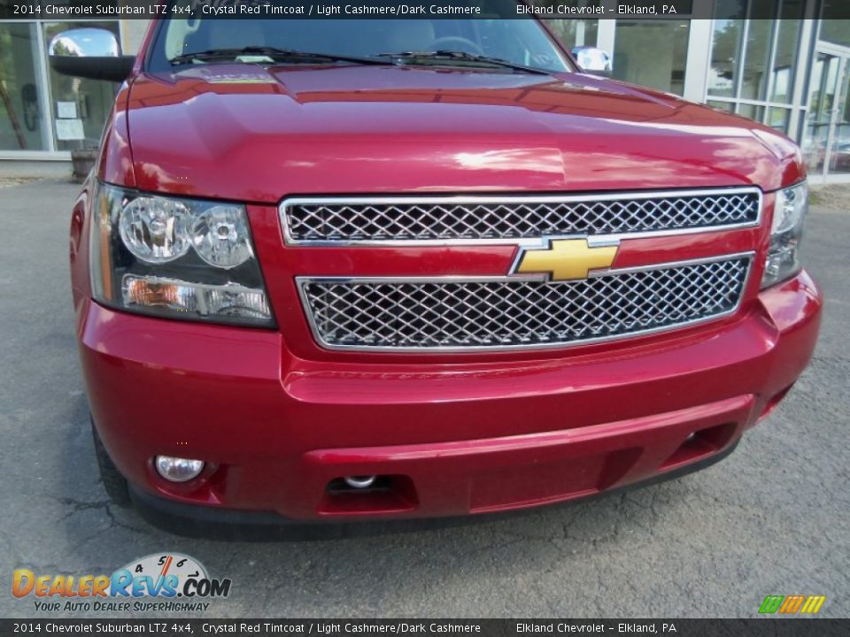 2014 Chevrolet Suburban LTZ 4x4 Crystal Red Tintcoat / Light Cashmere/Dark Cashmere Photo #3