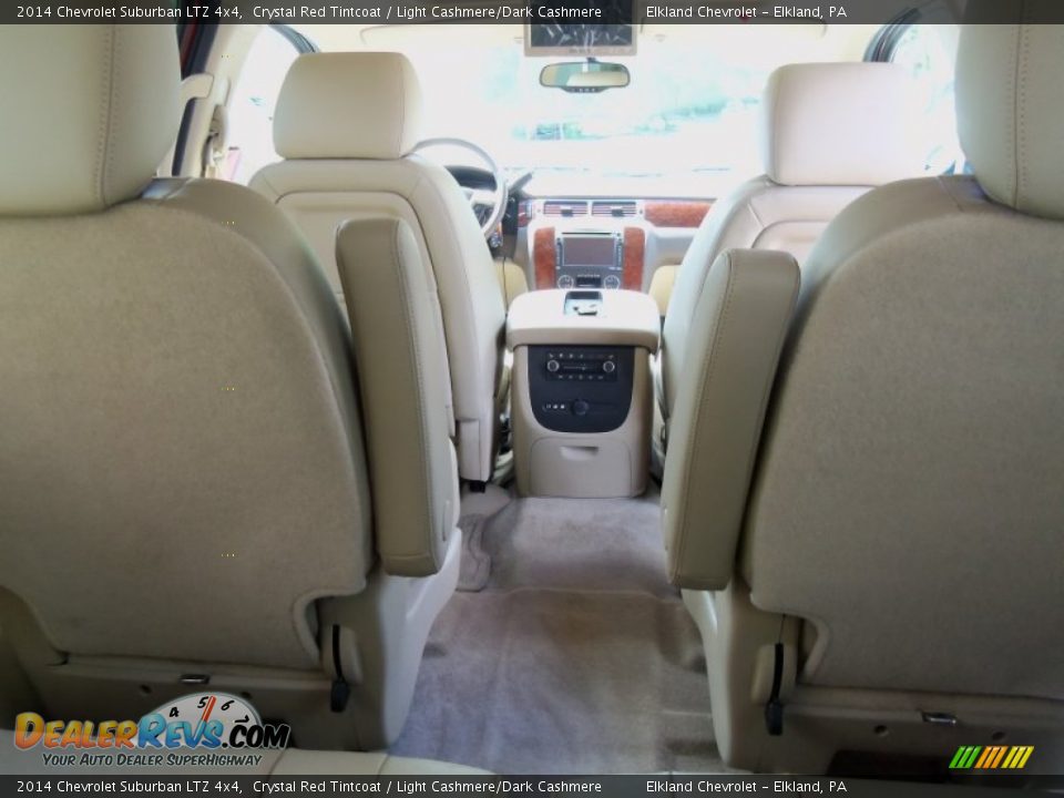 2014 Chevrolet Suburban LTZ 4x4 Crystal Red Tintcoat / Light Cashmere/Dark Cashmere Photo #12