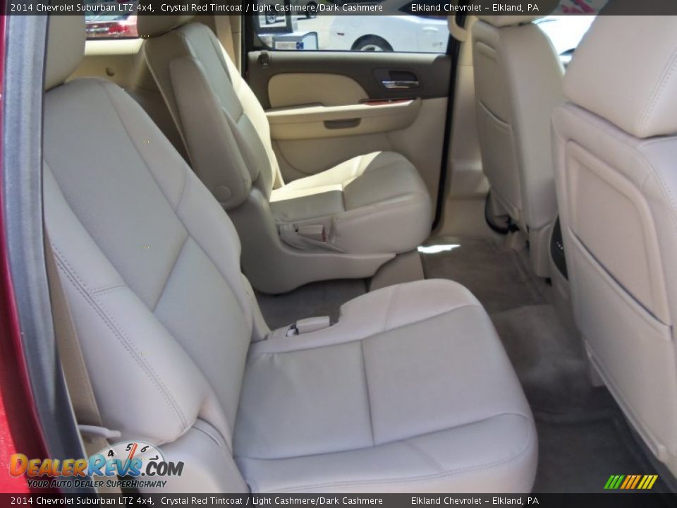 2014 Chevrolet Suburban LTZ 4x4 Crystal Red Tintcoat / Light Cashmere/Dark Cashmere Photo #13