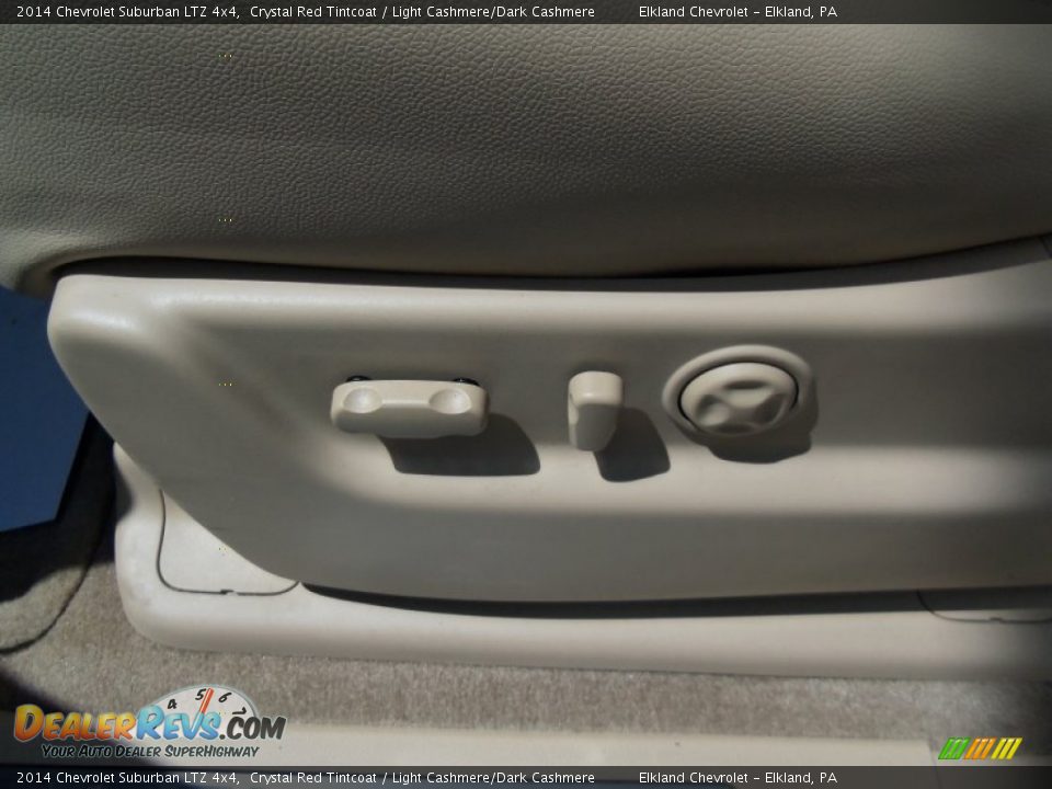 2014 Chevrolet Suburban LTZ 4x4 Crystal Red Tintcoat / Light Cashmere/Dark Cashmere Photo #26