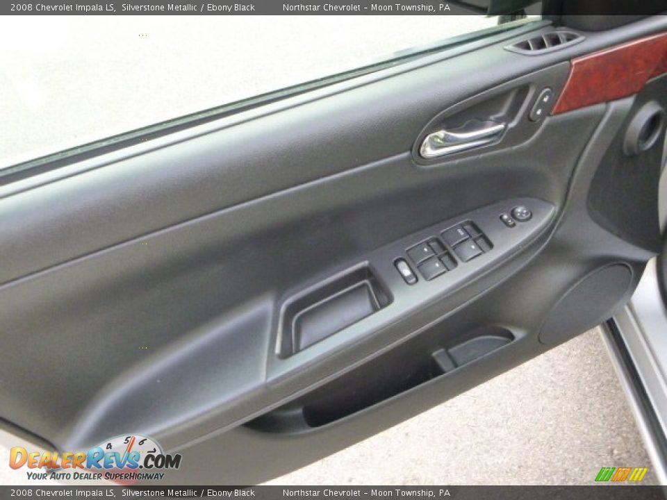 2008 Chevrolet Impala LS Silverstone Metallic / Ebony Black Photo #11