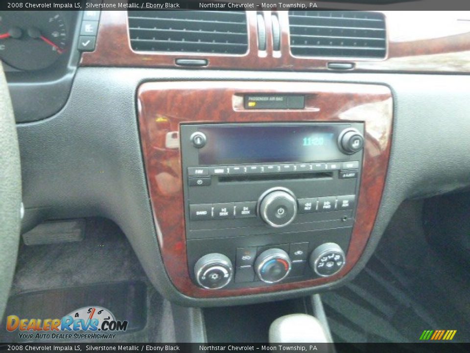 2008 Chevrolet Impala LS Silverstone Metallic / Ebony Black Photo #13