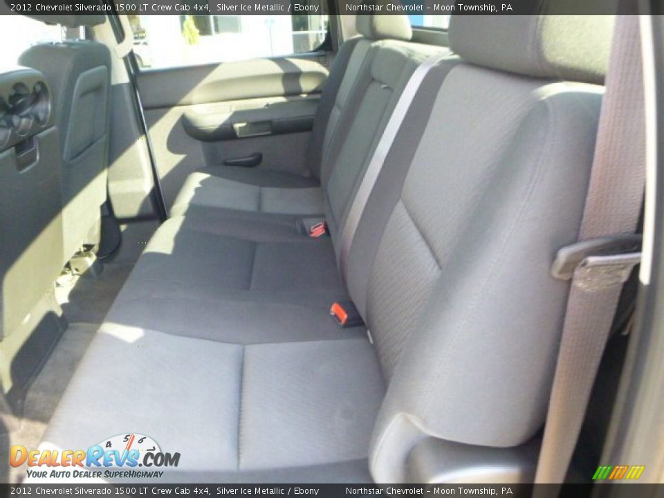 2012 Chevrolet Silverado 1500 LT Crew Cab 4x4 Silver Ice Metallic / Ebony Photo #11