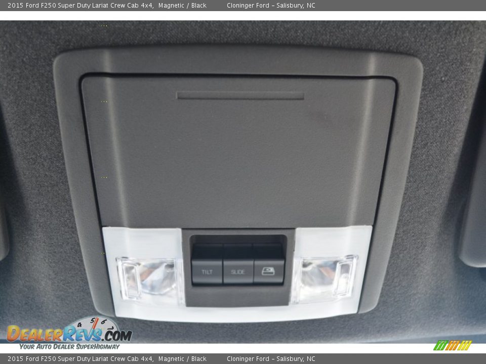 2015 Ford F250 Super Duty Lariat Crew Cab 4x4 Magnetic / Black Photo #25