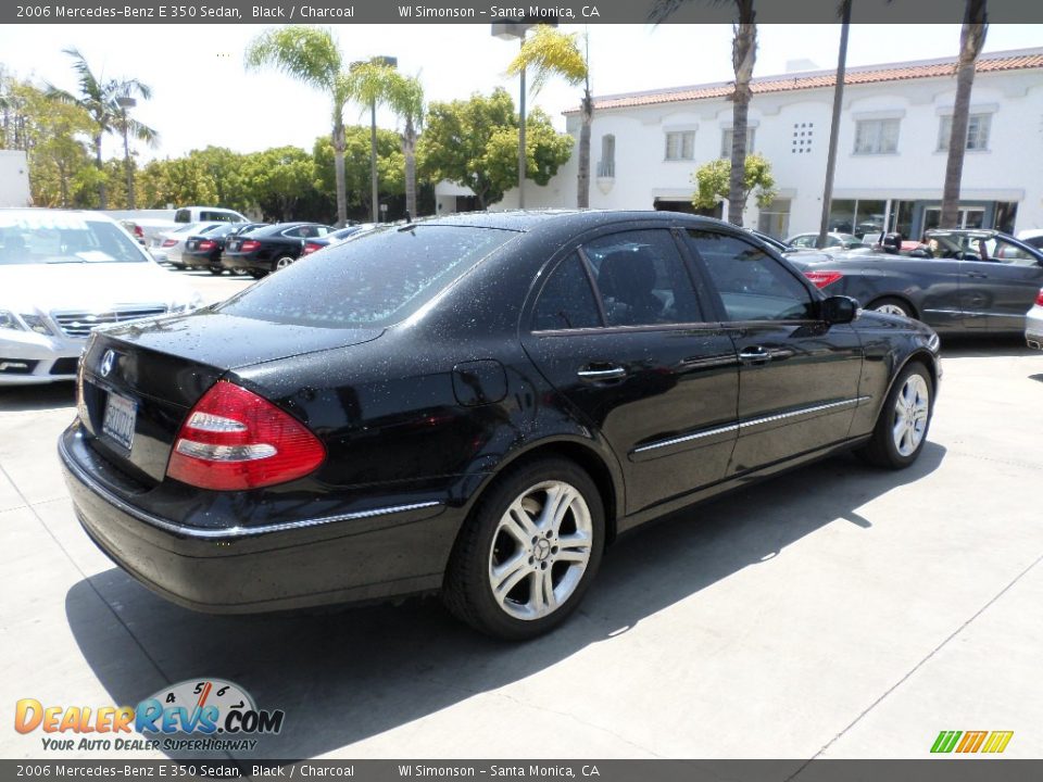2006 Mercedes-Benz E 350 Sedan Black / Charcoal Photo #2