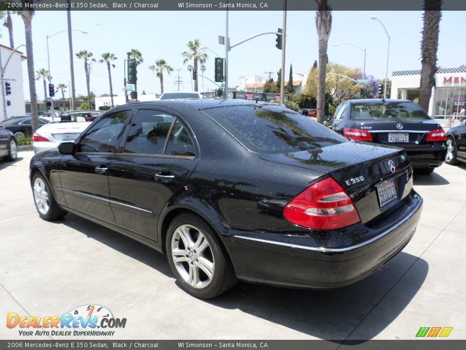 2006 Mercedes-Benz E 350 Sedan Black / Charcoal Photo #4