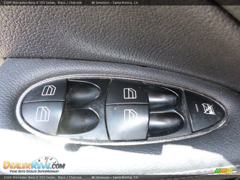 2006 Mercedes-Benz E 350 Sedan Black / Charcoal Photo #8