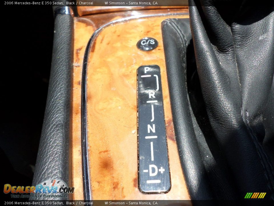 2006 Mercedes-Benz E 350 Sedan Black / Charcoal Photo #12
