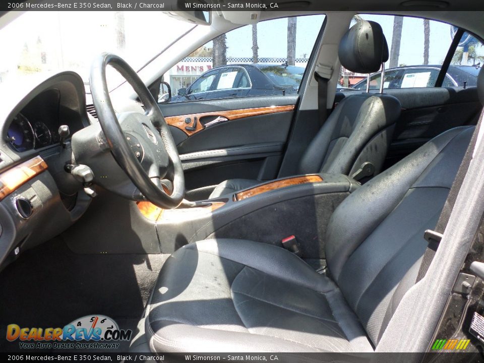 2006 Mercedes-Benz E 350 Sedan Black / Charcoal Photo #16