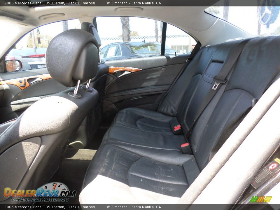 2006 Mercedes-Benz E 350 Sedan Black / Charcoal Photo #17