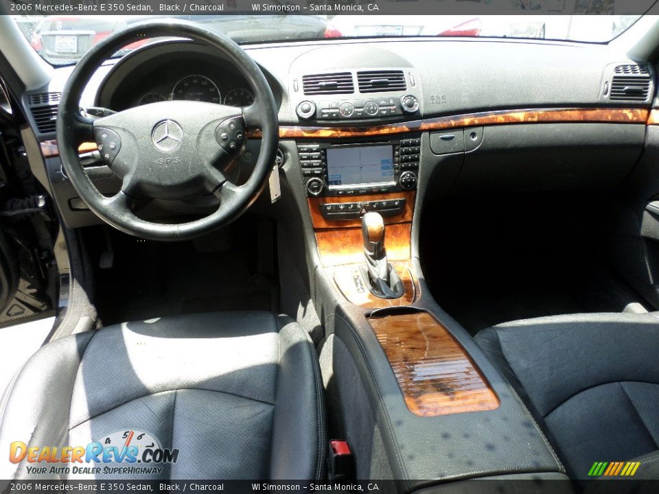 2006 Mercedes-Benz E 350 Sedan Black / Charcoal Photo #18