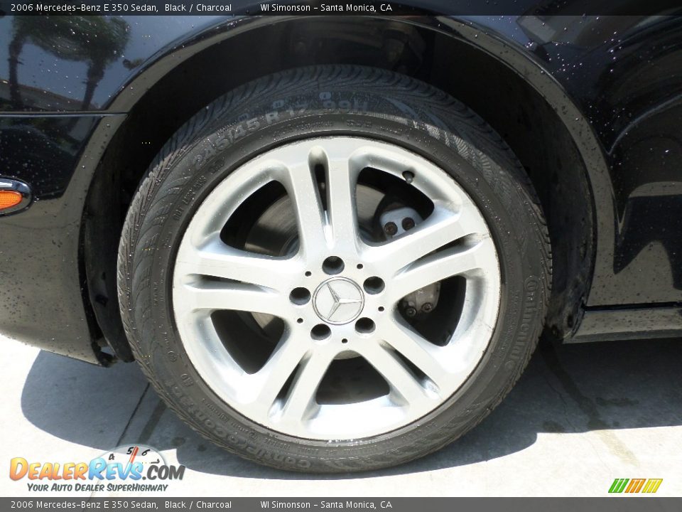 2006 Mercedes-Benz E 350 Sedan Black / Charcoal Photo #22