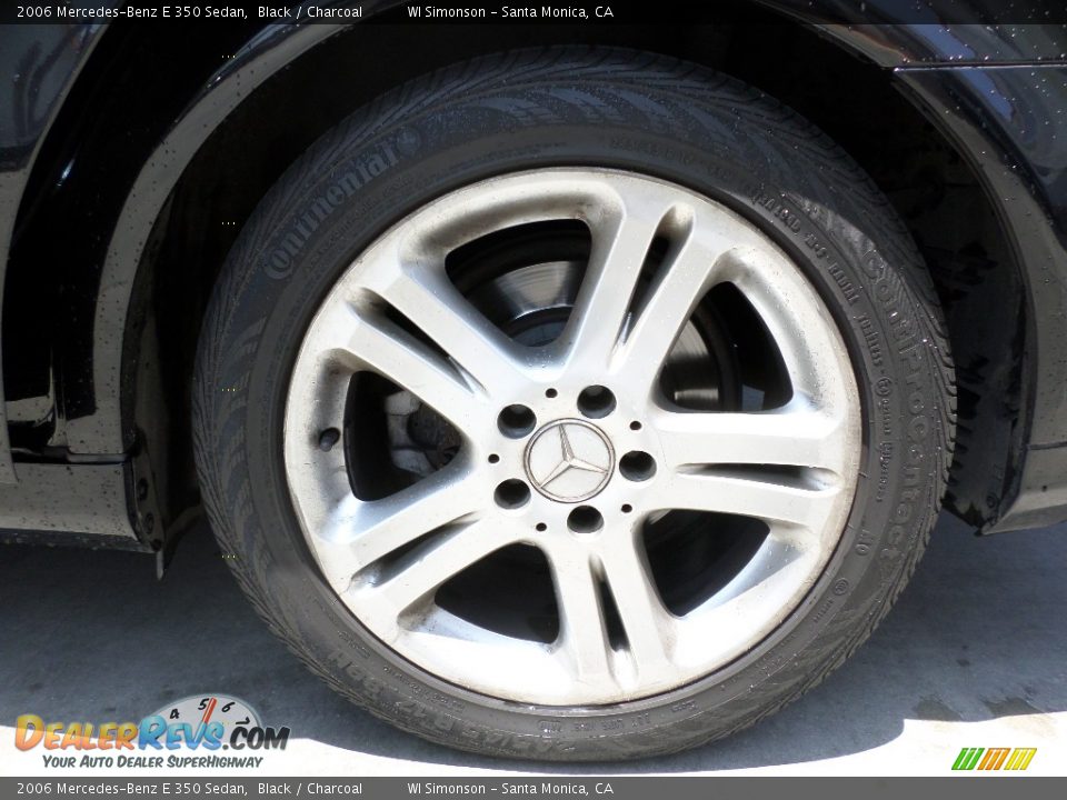 2006 Mercedes-Benz E 350 Sedan Black / Charcoal Photo #24