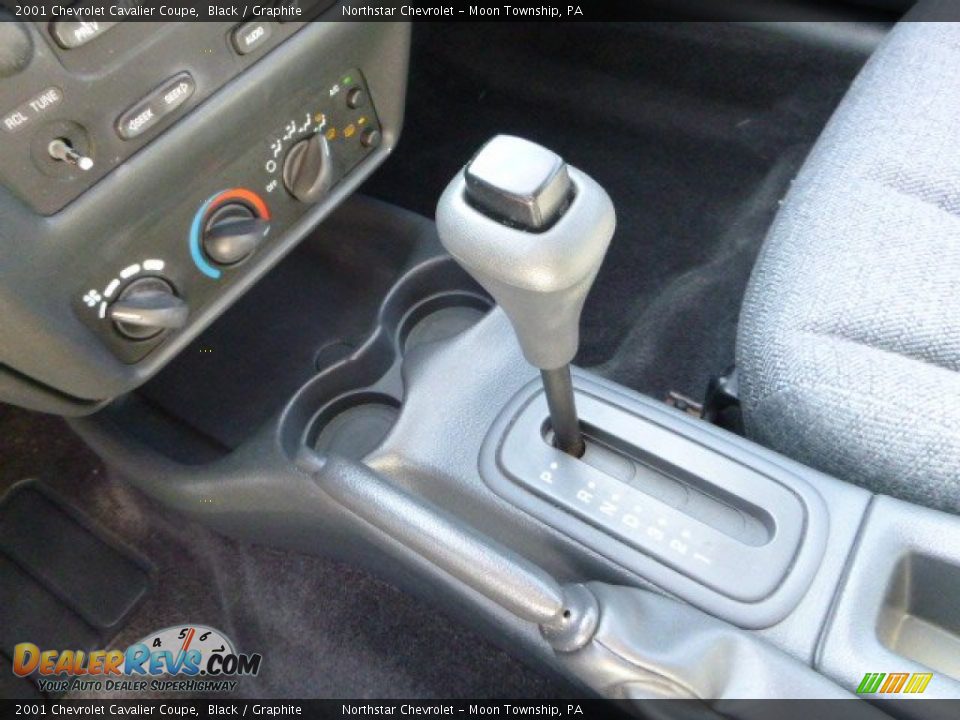 2001 Chevrolet Cavalier Coupe Black / Graphite Photo #11