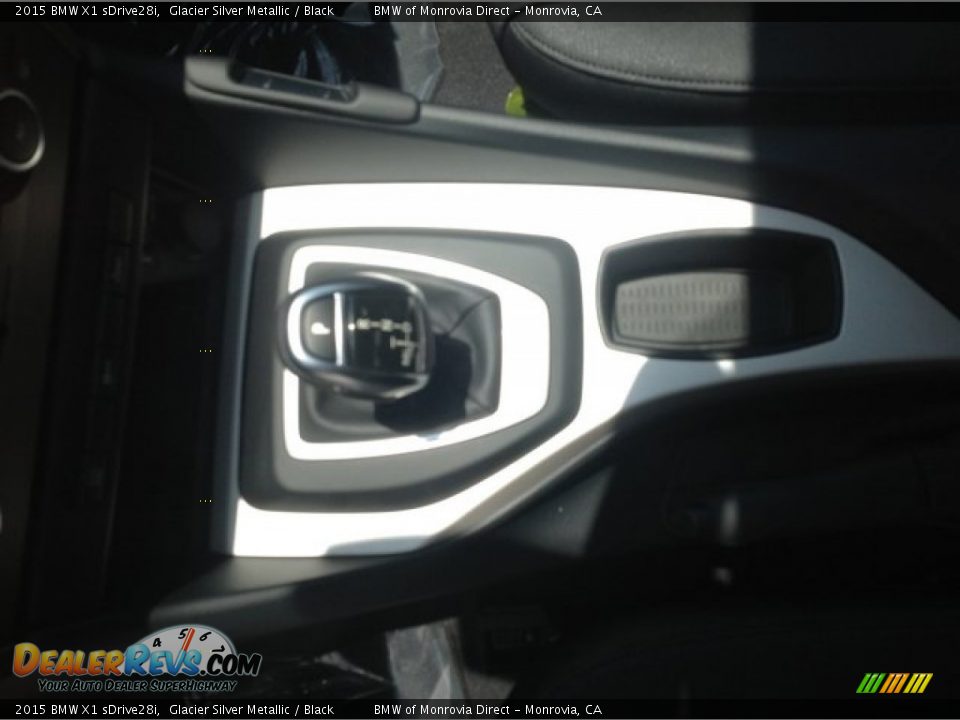 2015 BMW X1 sDrive28i Glacier Silver Metallic / Black Photo #7