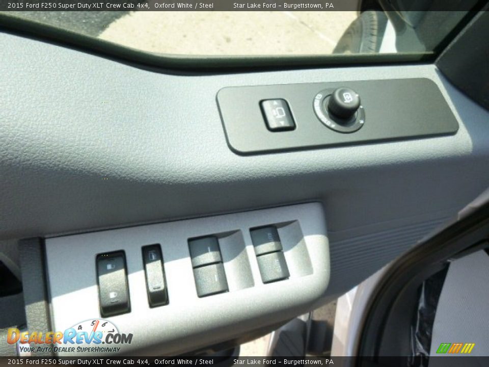 2015 Ford F250 Super Duty XLT Crew Cab 4x4 Oxford White / Steel Photo #12