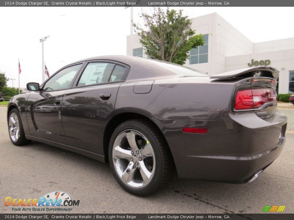 2014 Dodge Charger SE Granite Crystal Metallic / Black/Light Frost Beige Photo #2