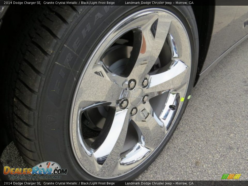 2014 Dodge Charger SE Granite Crystal Metallic / Black/Light Frost Beige Photo #5