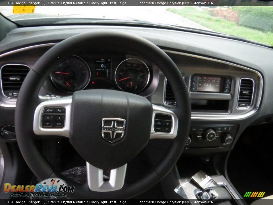 2014 Dodge Charger SE Granite Crystal Metallic / Black/Light Frost Beige Photo #7