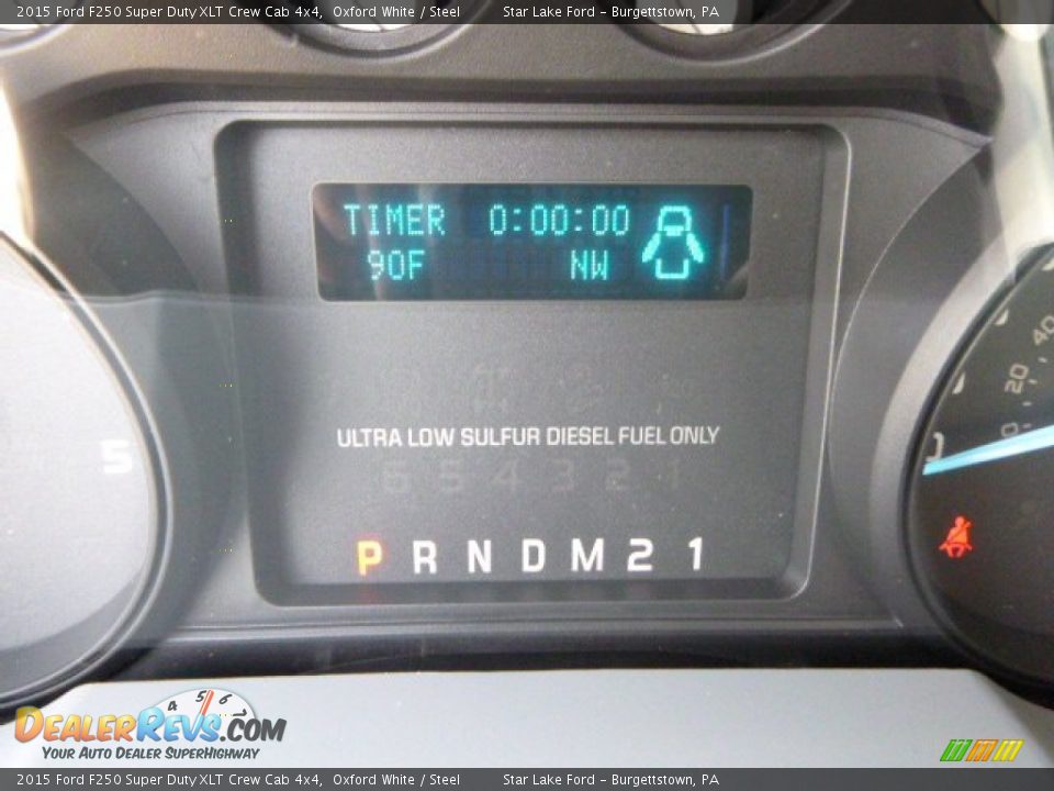 2015 Ford F250 Super Duty XLT Crew Cab 4x4 Oxford White / Steel Photo #19