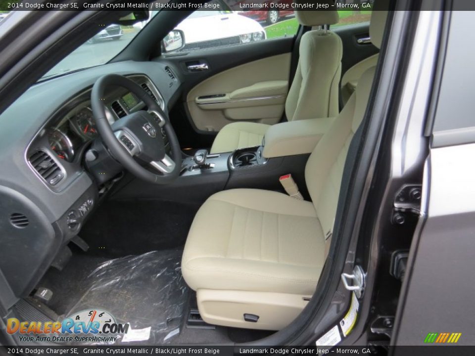 2014 Dodge Charger SE Granite Crystal Metallic / Black/Light Frost Beige Photo #6