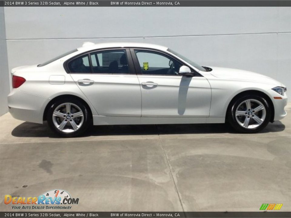 2014 BMW 3 Series 328i Sedan Alpine White / Black Photo #2