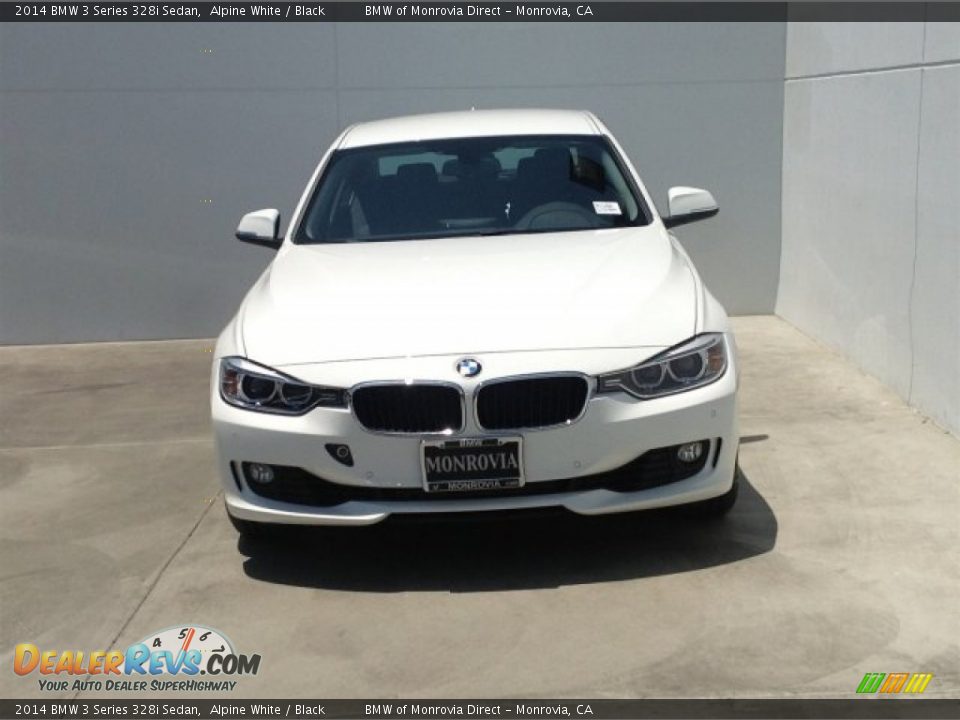 2014 BMW 3 Series 328i Sedan Alpine White / Black Photo #3