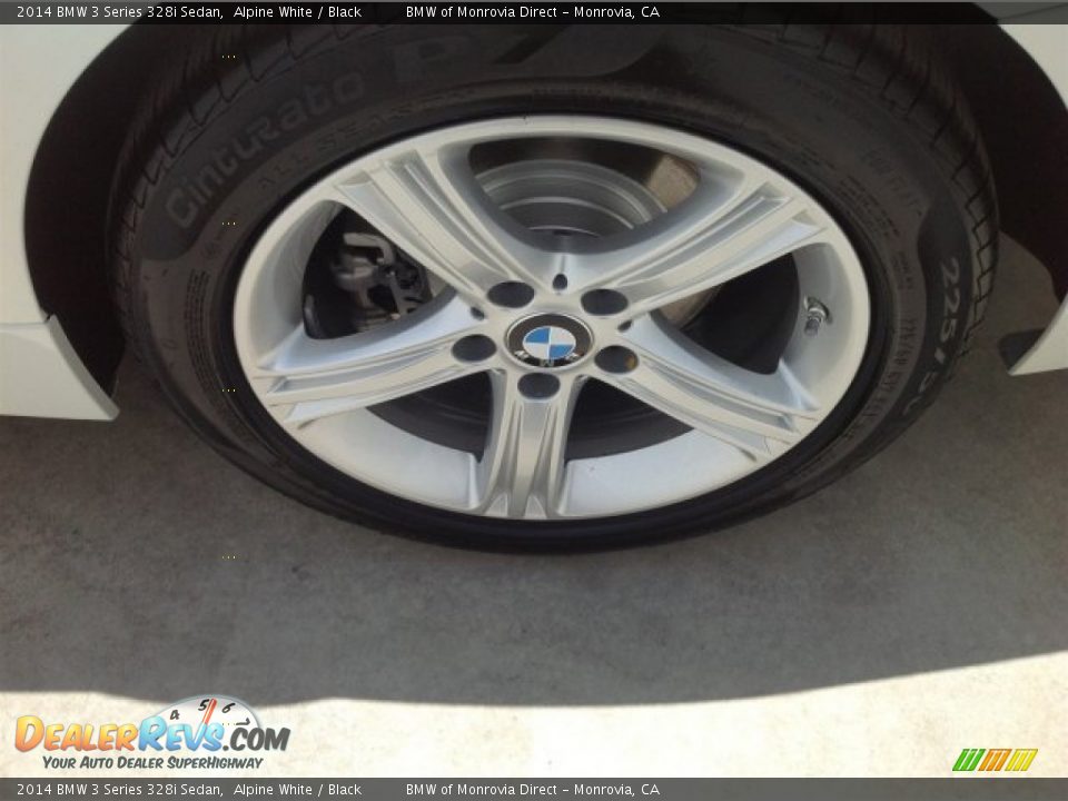 2014 BMW 3 Series 328i Sedan Alpine White / Black Photo #4