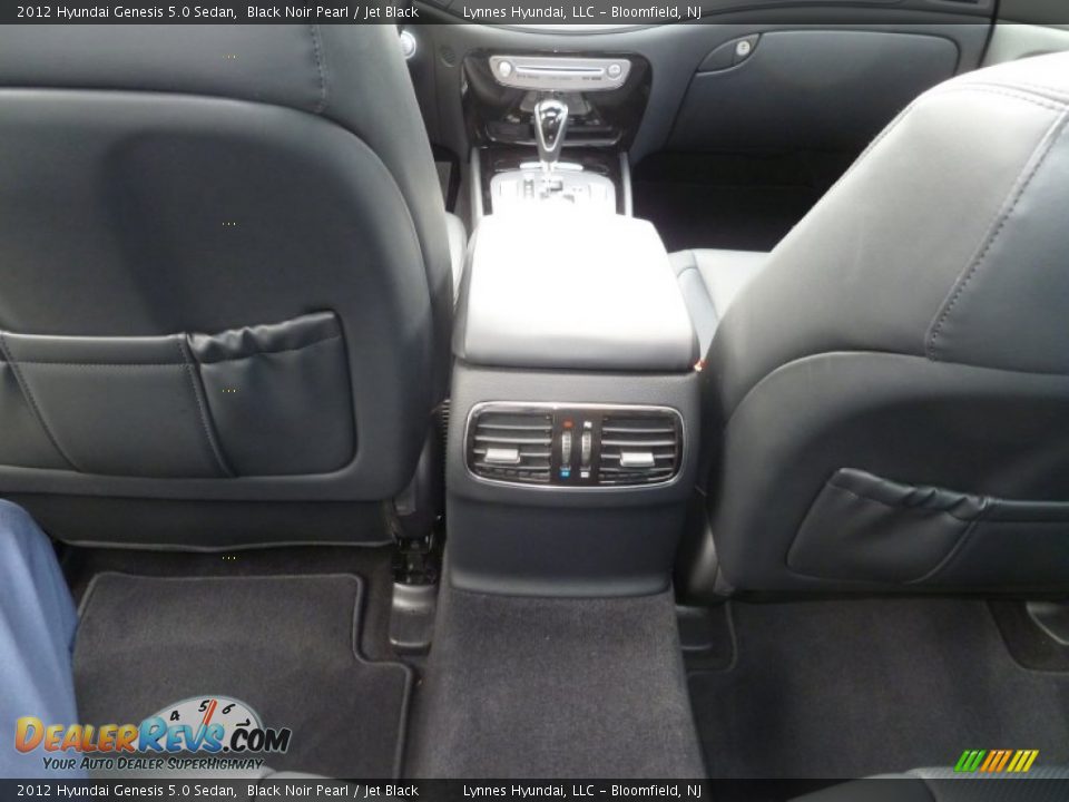 2012 Hyundai Genesis 5.0 Sedan Black Noir Pearl / Jet Black Photo #11