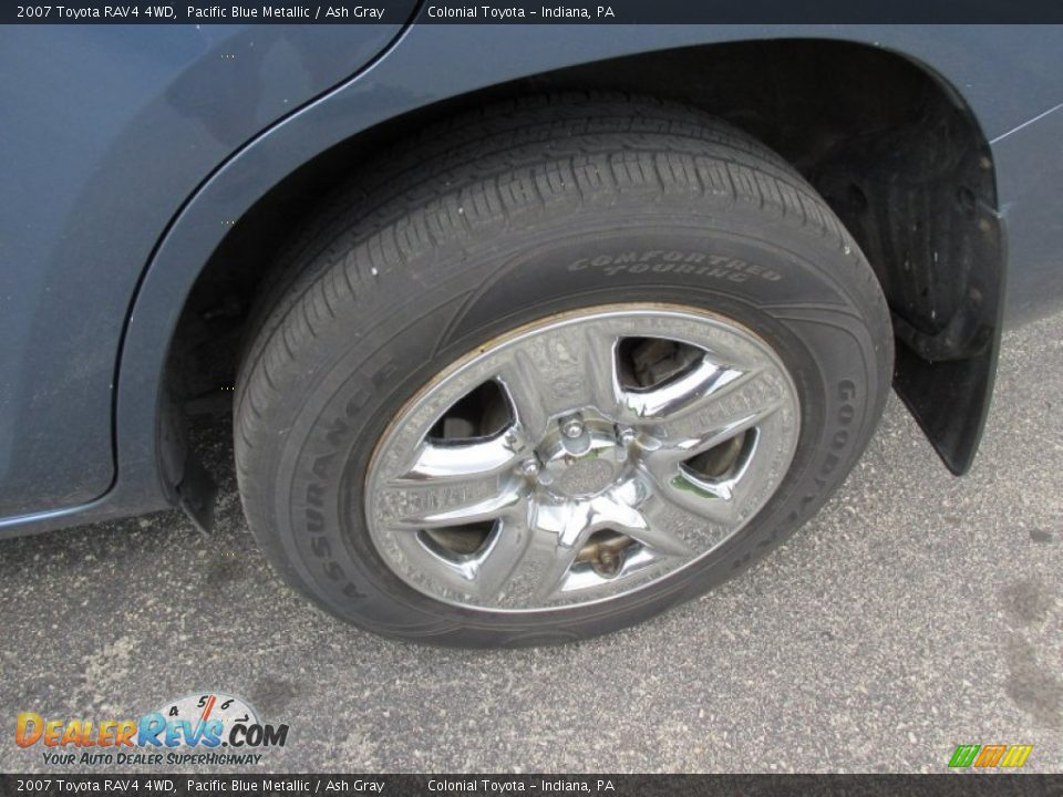 2007 Toyota RAV4 4WD Pacific Blue Metallic / Ash Gray Photo #3