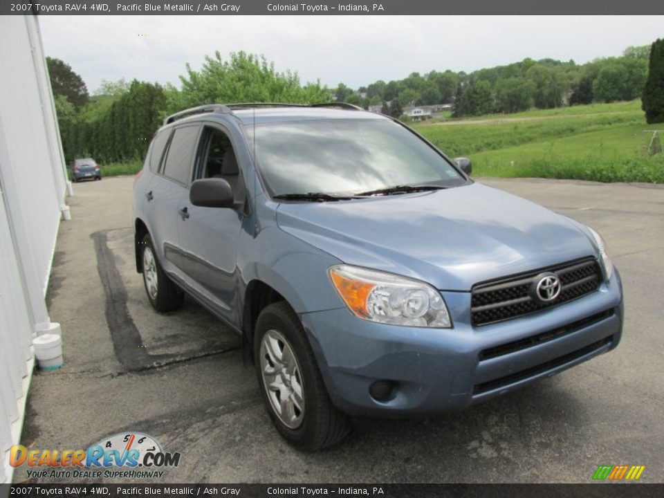 2007 Toyota RAV4 4WD Pacific Blue Metallic / Ash Gray Photo #7