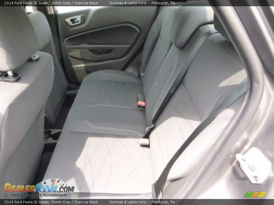 2014 Ford Fiesta SE Sedan Storm Gray / Charcoal Black Photo #9