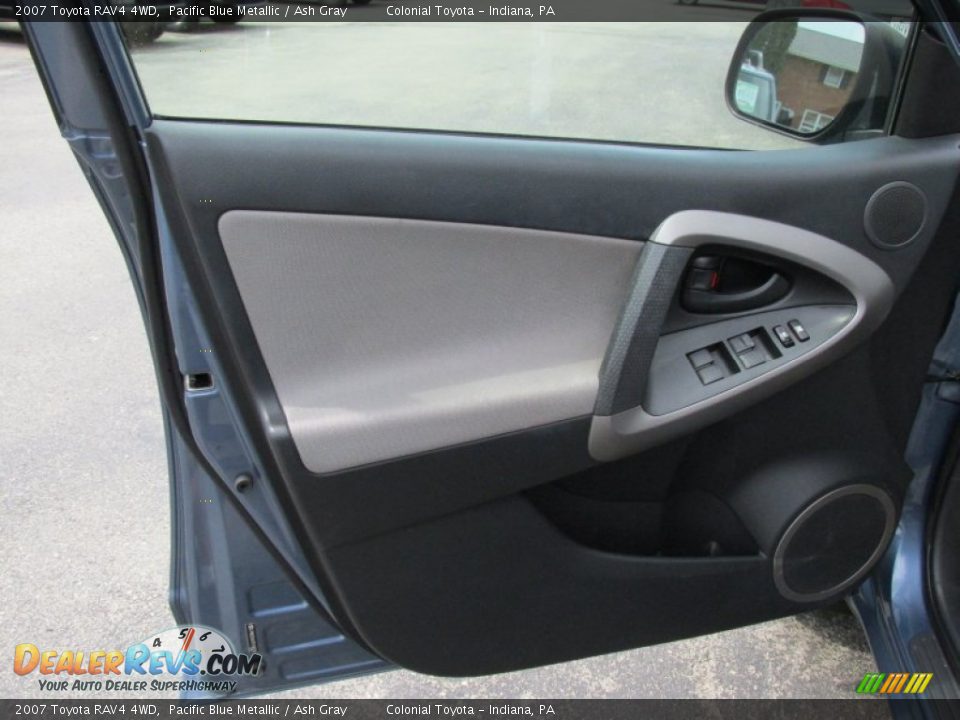 2007 Toyota RAV4 4WD Pacific Blue Metallic / Ash Gray Photo #10