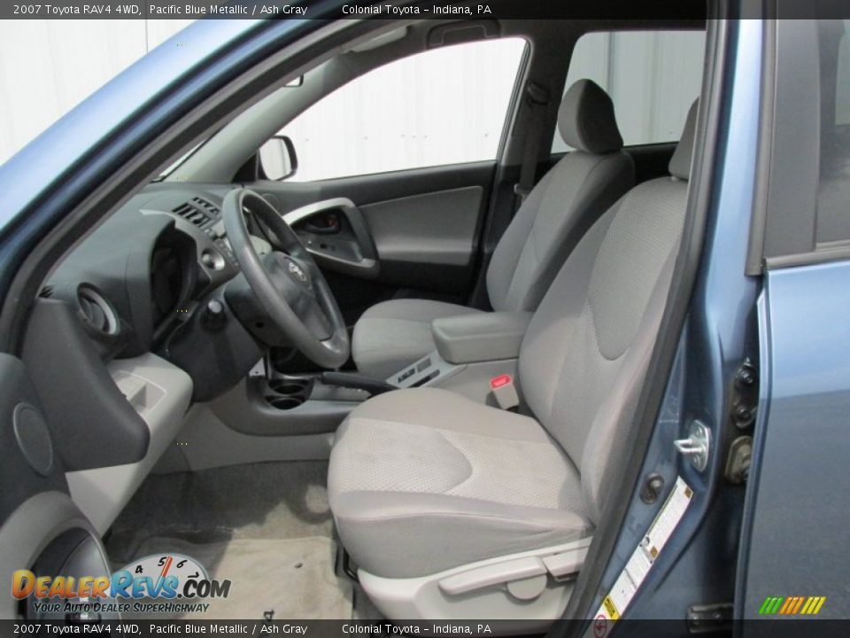 2007 Toyota RAV4 4WD Pacific Blue Metallic / Ash Gray Photo #11