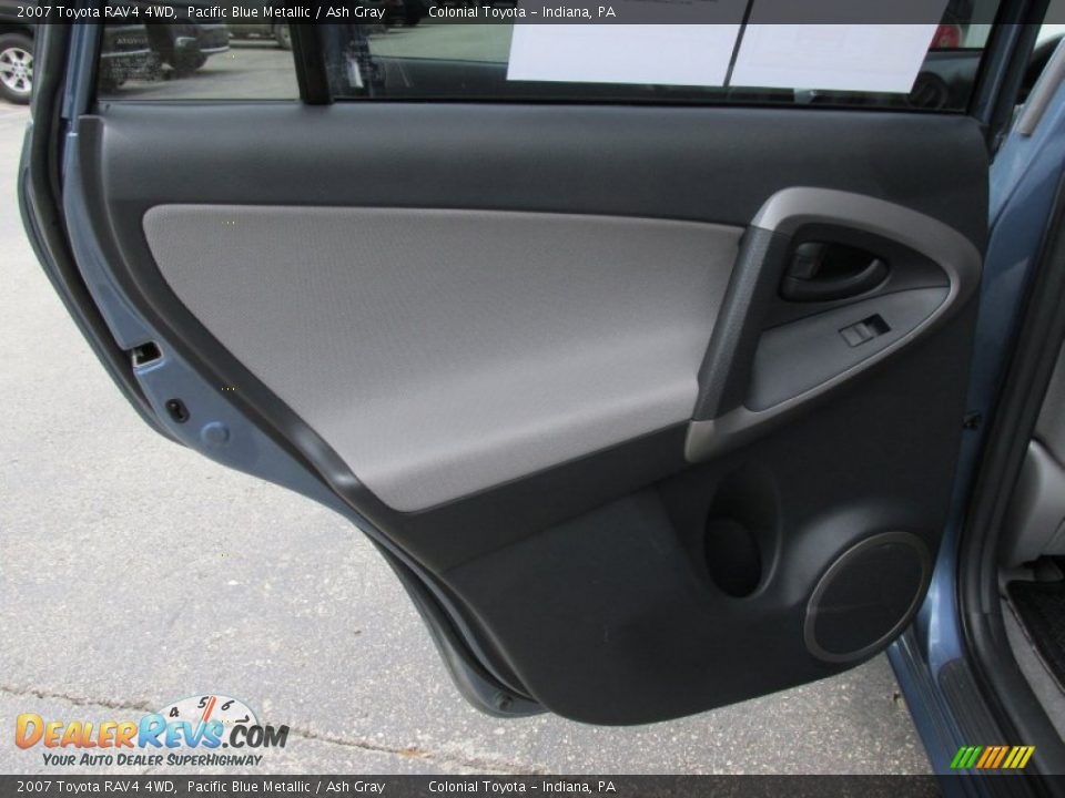 2007 Toyota RAV4 4WD Pacific Blue Metallic / Ash Gray Photo #13