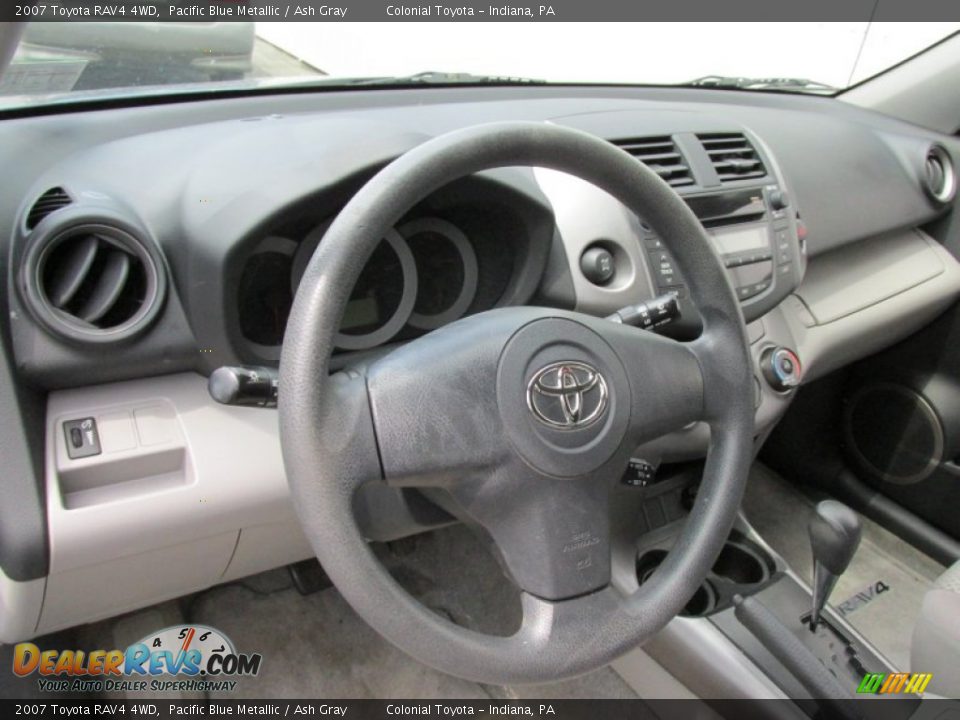 2007 Toyota RAV4 4WD Pacific Blue Metallic / Ash Gray Photo #14