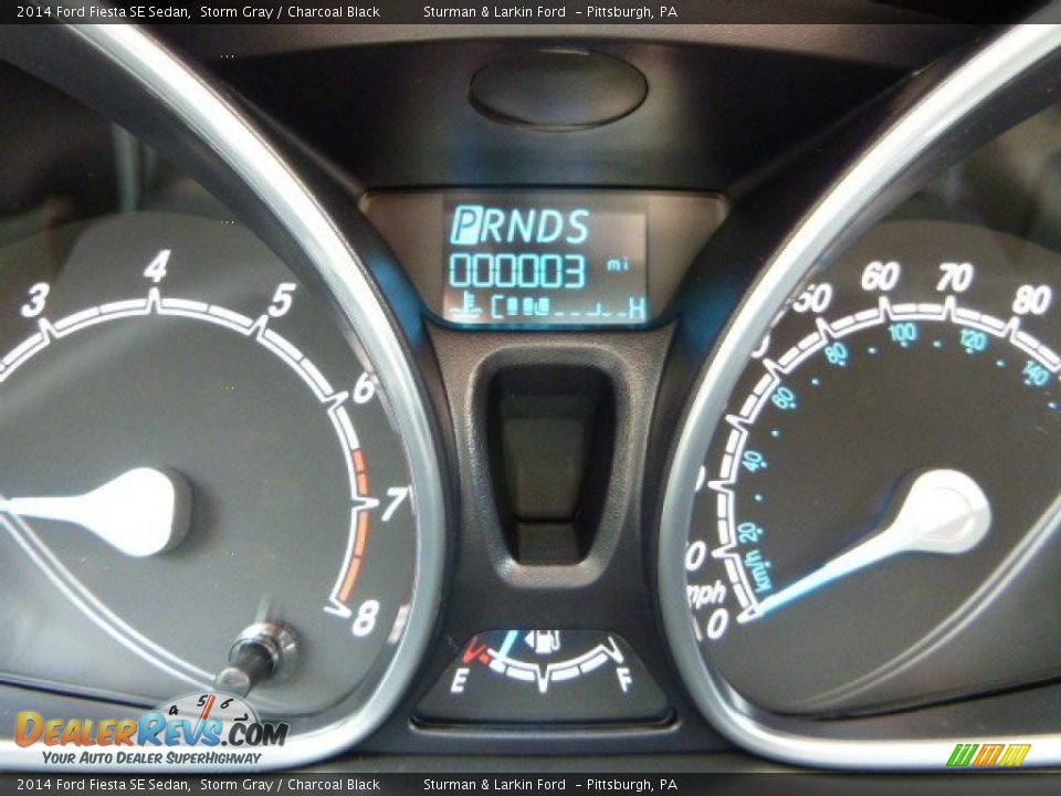2014 Ford Fiesta SE Sedan Storm Gray / Charcoal Black Photo #15