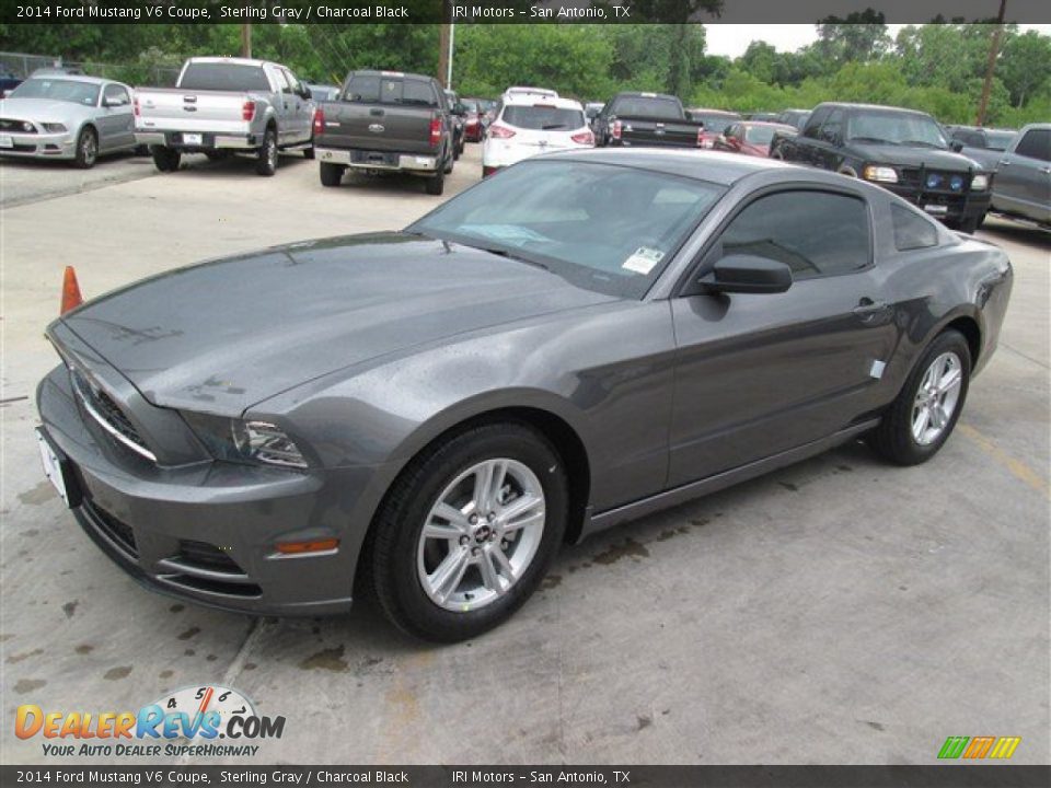 2014 Ford Mustang V6 Coupe Sterling Gray / Charcoal Black Photo #3