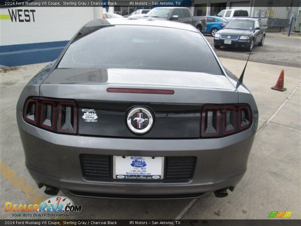 2014 Ford Mustang V6 Coupe Sterling Gray / Charcoal Black Photo #6