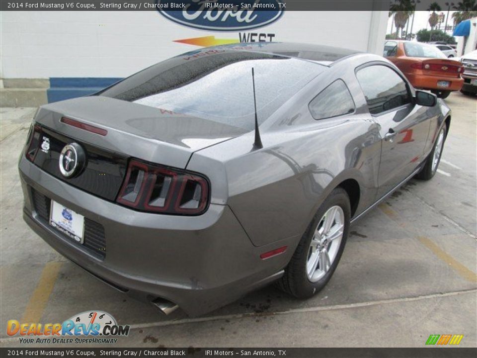 2014 Ford Mustang V6 Coupe Sterling Gray / Charcoal Black Photo #7