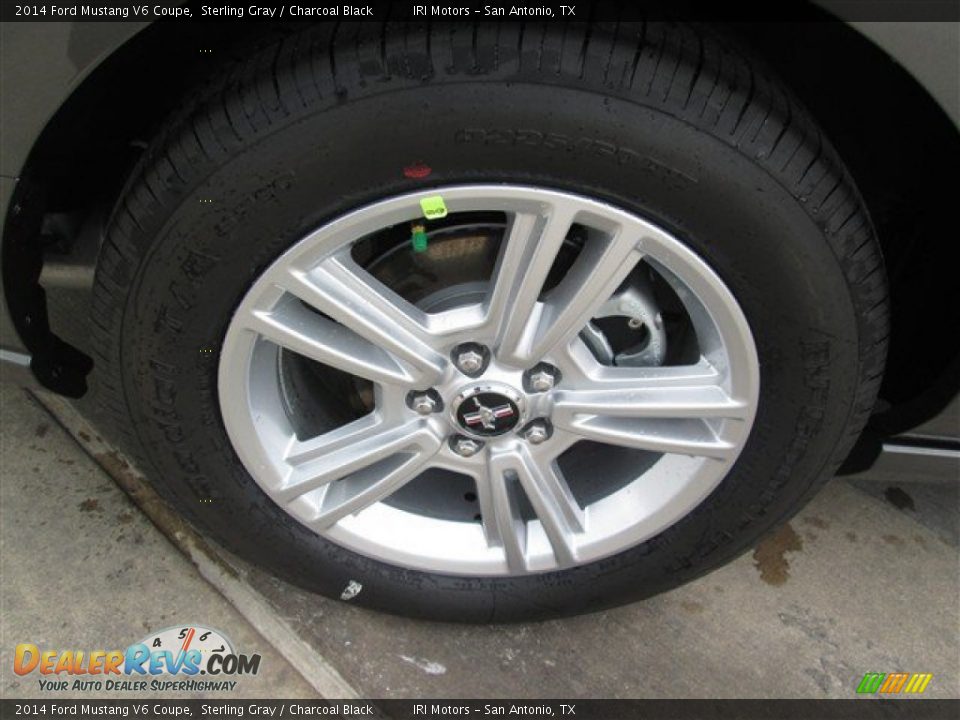 2014 Ford Mustang V6 Coupe Sterling Gray / Charcoal Black Photo #8
