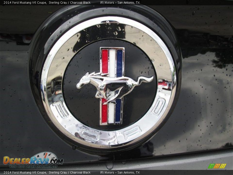 2014 Ford Mustang V6 Coupe Sterling Gray / Charcoal Black Photo #9