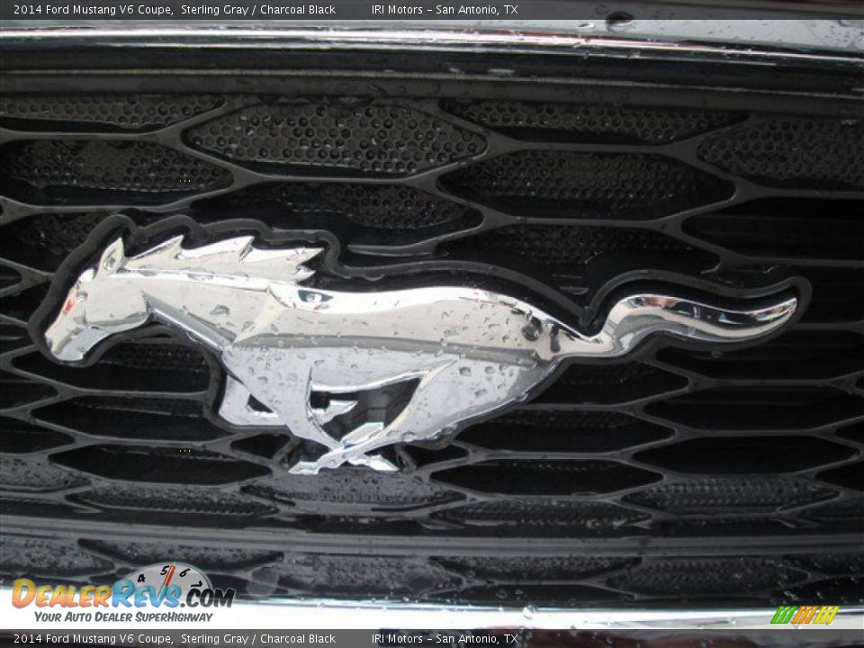 2014 Ford Mustang V6 Coupe Sterling Gray / Charcoal Black Photo #10